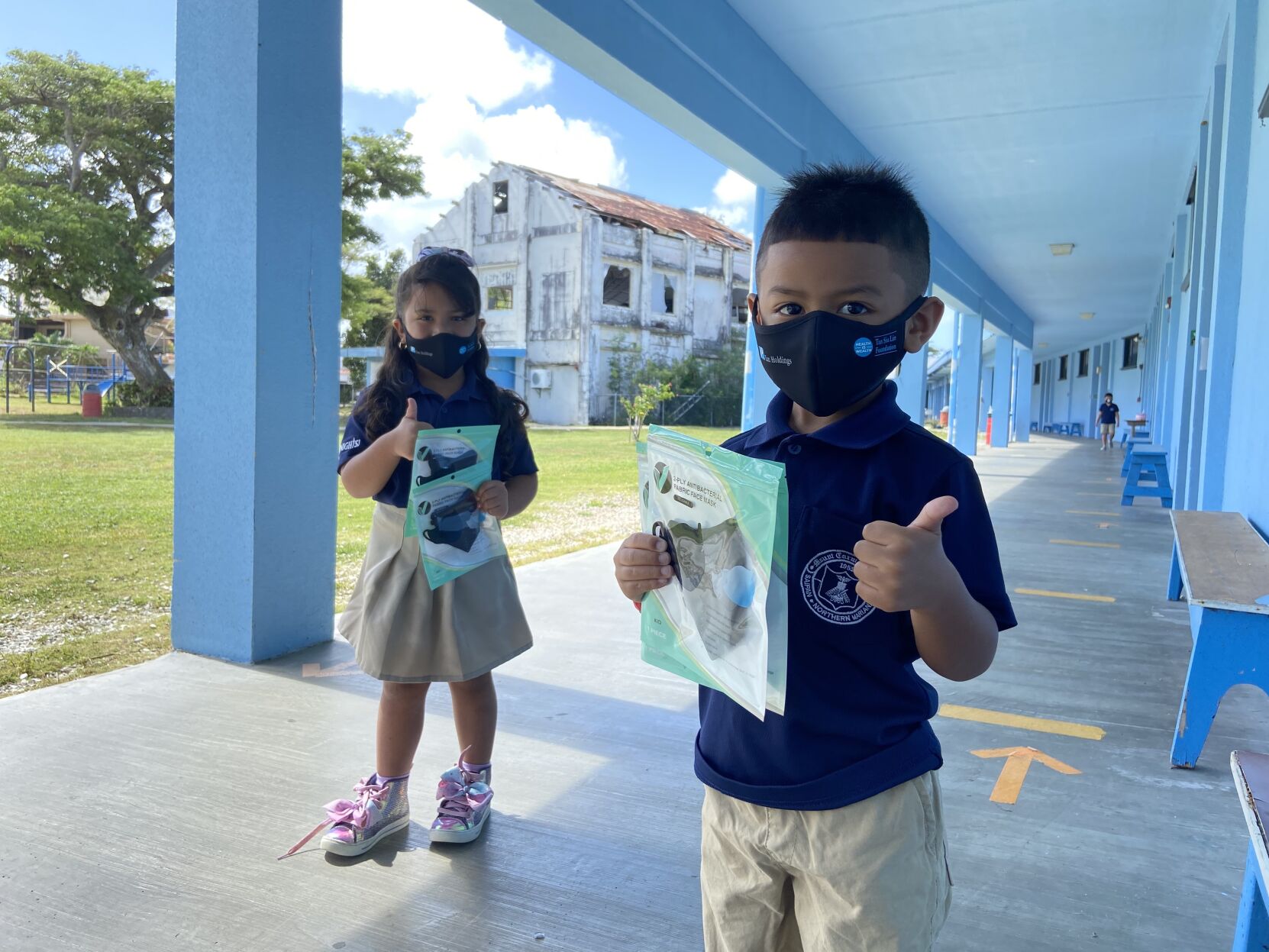 face mask donation to mcs